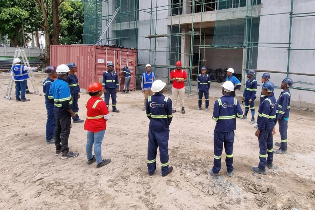 VACC health and safety on site